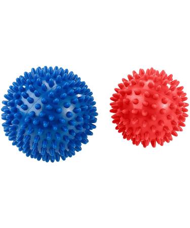 Newgen Medicals Igelball: 2 massage balls with knobs for reflex zone massage and much more.