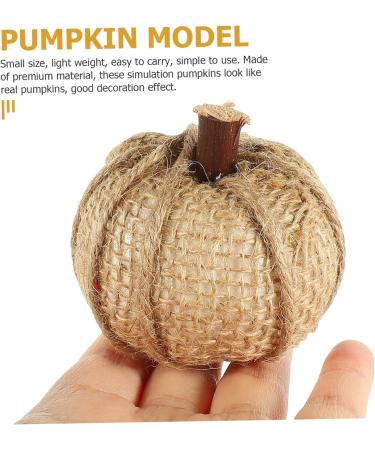 NOLITOY 48 Pcs Artificial Pumpkin Foam Pumpkin Decorations Fake Pumpkin Ornament Foams Fake Pumpkin Thanksgiving Hanging Ball White Pumpkin Ornaments Polyester Party Supplies Halloween - Buy Online on GoSupps.com