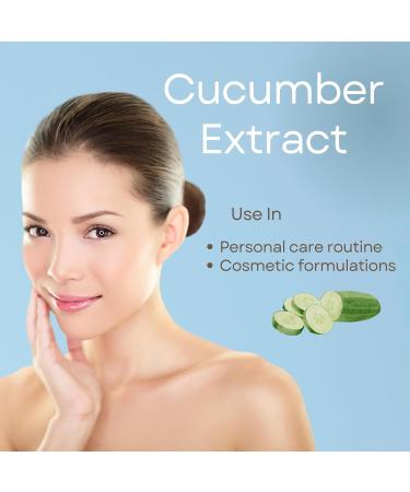 t.botanicals Pure Cucumber Extract - Alcohol Free Liquid Glycerite Serum for Face Wash Body Care & Cosmetic Recipes (4 oz - Buy Online on GoSupps.com
