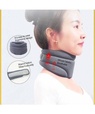 Neck Brace for Neck Pain and Support Soft Foam Cervical Collar for Sleeping Adjustable Neck Support Brace Wraps Keep Vertebrae Stable and Aligned 1pcs yl-105023(Color:Pink) - Buy Online on GoSupps.com