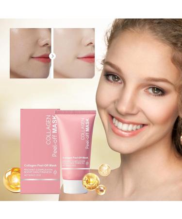 Facial Mask | 60 Grams Peel-Off Film Brightening - Brightening and Moisturizing Liquid Face Mask - For Women Men Teens Spa Daily Night Travel Makeup - Buy Online on GoSupps.com