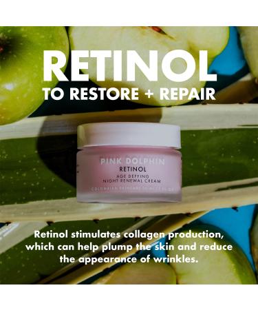 Retinol Night Cream for Face - Age-Defying Moisturizer | Hydrate Regenerate & Boost Collagen - Premium Colombian Skin Care 1oz - Buy Online on GoSupps.com