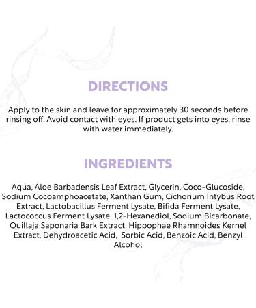 Clever Soap 2% Probiotic & Prebiotic Face Wash - Natural Antibacterial Daily Facial Cleanser - Suitable For Acne Eczema & All Skin Types - Fragrance Free For Men & Women - Buy Online on GoSupps.com