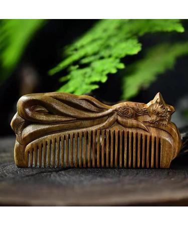 Comb Handmade Sandalwood Comb Handmade Massage Comb Hair Brush wooden comb - Buy Online on GoSupps.com