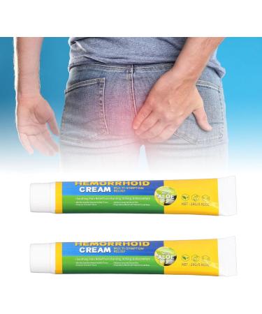 Hemorrhoid Care Cream Hemorrhoid Treating Cream Stop Itching Relieve Discomfort 2pcs Anti Inflammatory Fast Acting Easy to Use Promotes Healing Symptom Relief Organic Matter - Buy Online on GoSupps.com
