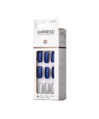 KISS IMPRESS PRESS-ON Manicure - Daydream Medium Square Pureefit Technology 30 Artificial Nails & Accessories - Shop Internationally - Buy Online on GoSupps.com