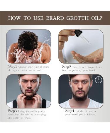 Best Bart Growth Oil for Men | Hair & Beard Growth Essence | Mustache & Face Hair Care - Aibyks 1 fl oz - Buy Online on GoSupps.com