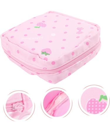 Healifty Menstrual Cloth Pads Wallet Pouch | Period Bag Organizer - 4 Pcs Outdoor Decor Id Case | Portable Storage Bag - Pinkx2pcs - Buy Online on GoSupps.com