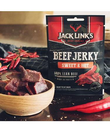Jack Link's Sweet & Hot Beef Jerky 25g - Buy Online on GoSupps.com