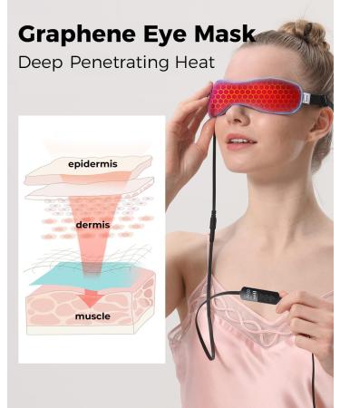 Aroma Season Heated Eye Mask for Blepharitis & Dry Eyes - Relieve Dry Eye Syndrome, MGD, Styes - Blue - Buy Online on GoSupps.com