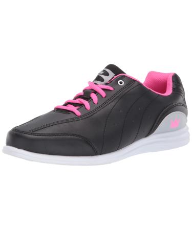 Brunswick Women's Slide Bowling Shoes 7.5 Black/Pink