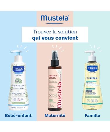 Mustela - Eau Nettoyante B b Sans Rin age l'Avocat BIO - Eau Micellaire avec 98% d'Ingr dients d'Origine Naturelle Pour Visage et Si ge - Produit B b Haute Tol rance Pour Peau Normale 300 ml (Lot de 1) - Buy Online on GoSupps.com