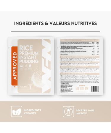 WFN Approved Rice - Rice Pudding - Natural Flavor - 30g Test Pack - Instant and Additive Free - Produced & Laboratory Tested - Buy Online on GoSupps.com