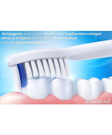 Pack of 8 Demirdental Sensitive Attachments for Philips Sonicare - Soft Brush Heads for Sensitive Teeth HX6058 - Buy Online on GoSupps.com