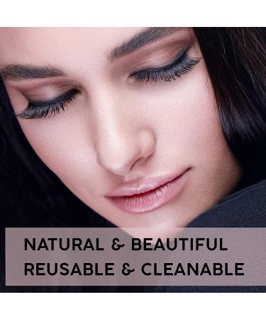 Dual Magnetic Lashes Kit - Reusable, Waterproof, Lightweight & Ultra Thin Magnet - Natural & Dramatic False Eyelashes with Tweezers - Buy Online on GoSupps.com