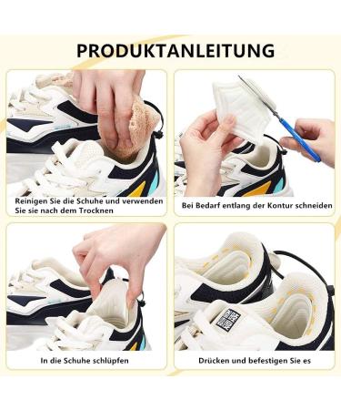 Voarge 4 Pairs Heel Holder Cushions - Non-Slip Self-Adhesive Heel Pads for Blister Protection & Comfort - Buy Online on GoSupps.com
