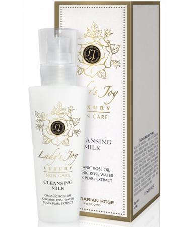 BULGARIANA LADY JOY LUXE Cleansing Milk for the skin with Bulgarian rose oil 160 ml