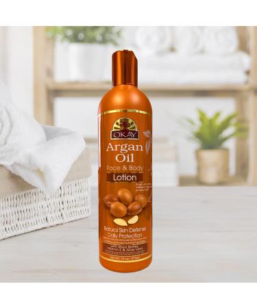  OKAY OKAY Pure Naturals Aragan Oil Face & Body Lotion 475g 0.45kg - Buy Online on GoSupps.com