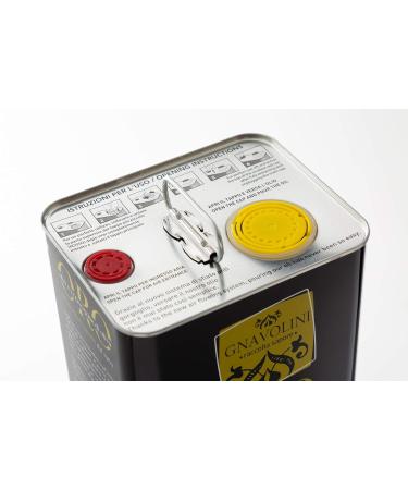Authentic 100% Italian Extra Virgin Olive Oil 5L Canister - Gnavolini Raccolta Sapore | Cold Pressed for Culinary Excellence - Buy Online on GoSupps.com