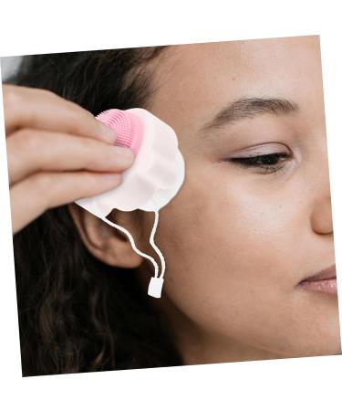 HAPINARY Facial Scrubber Soft Fur Facial Cleansing Brush face Brush Bath Brush Manual face washbasin Silicone face Brush Scrub Cleaner exfoliating Brush The face pores Double Sided - Buy Online on GoSupps.com