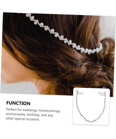 Bride Wedding Hair Accessories Wedding Decor Jewelry Headband Bridal Comb Barrette Bridal Hair Comb Rhinestone Bridal Headpiece Hair Comb Chain Rhinestones Miss The Chain Vintage - Buy Online on GoSupps.com