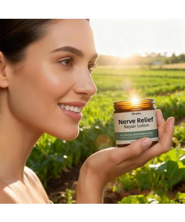 Alcura Nerve Cream Neuropathy Lotion with Arnica Daily Nourishment for Health Suitable for Knee Lumbar Neck Hand and Foot -3.5OZ - 1Pcs Organics Cream - Buy Online on GoSupps.com