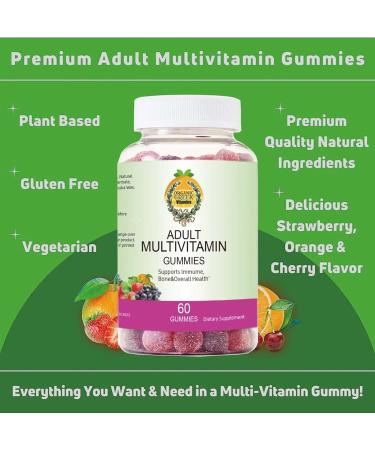 Organic Greek Multivitamin Gummies for Men & Women | Vitamin A C D E Zinc B12 Biotin B6 Iodine - Buy Online on GoSupps.com