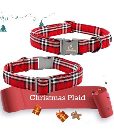 Shop Lionheart Glory Christmas Checkered Dog Collar - Comfortable Loop Collar for Big Dogs - X-Large - Perfect Holiday Gift for Boys & Girls - Buy Online on GoSupps.com
