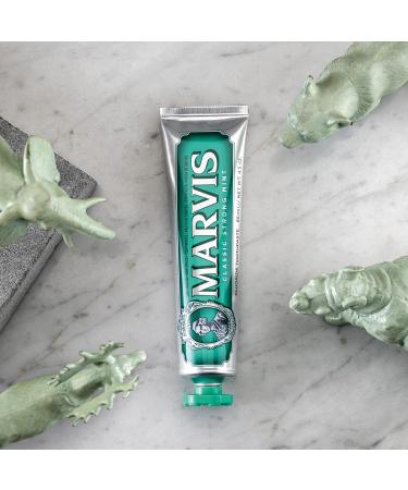 3x Marvis Classic Strong Mint Toothpaste 85ml - Long-Lasting Freshness + Italian Gourmet Polpa 400g - Shop Internationally - Buy Online on GoSupps.com