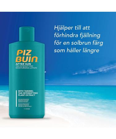 Piz Buin After Sun Tan Intensifying Moisturizing Lotion 200ml - Hydrating Sun-Kissed Glow - Buy Online on GoSupps.com