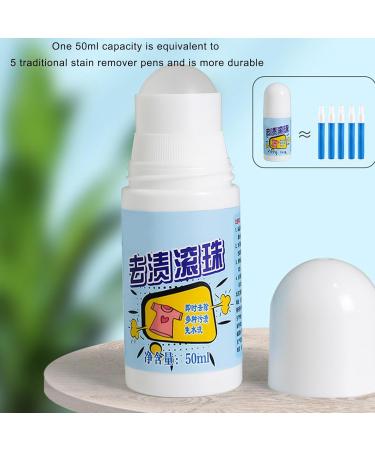 Stain Remover For Clothes | 50ML Laundry Liquid Cleaner Roller On | Home Cleaning Agent For Jeans Clothing Pants Carpet Down Jacket Pinnkl - Buy Online on GoSupps.com
