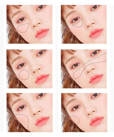 Matte and Shimmer Blush Palette with Mirror and Brush - Long-Wearing Natural-Looking Cheek Tint - 01 (1g) - Buy Online on GoSupps.com