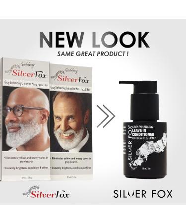 Godefroy Silver Fox Men's Beard Brightener for Ethnic Hair Types - 3oz - Buy Online on GoSupps.com