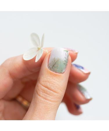 Avoa Beauty Nail Film - Indian Summer | Pink Green Blue Gold | Long-Lasting Self-Adhesive Nail Wraps for Autumn Nail Art - Buy Online on GoSupps.com