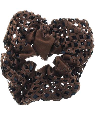 Zac's Alter Ego Set of 3 Assorted Brown Shades Suede Crochet Scrunchies - Buy Online on GoSupps.com