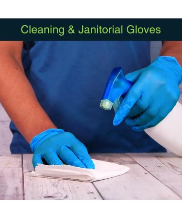 Blue Nitrile Disposable Gloves Medium 50 Count - Medical Grade Exam Gloves - Latex and Powder Free - Dental & Surgical Use - 3 Mil Thickness - Buy Online on GoSupps.com