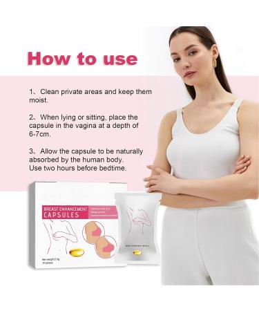 10pcs Breast Enhancement Pieces for Skin and Hair Health - Menstrual Regulation Support and Feminine Care - Buy Online on GoSupps.com