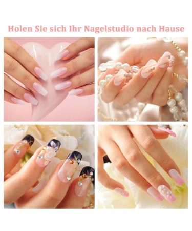 100-Piece Dual Nail Forms Set | Nail Extension Gel Forms & Double-Ended Brush for UV Acrylic Nail Tools - Buy Online on GoSupps.com