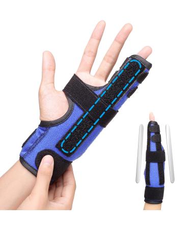 Finger splint rail for ring fingers and small fingers middle hand and finger fixation orthoses at finger fractures injured arthritis tendonitis for left and right hand - M - Buy Online on GoSupps.com