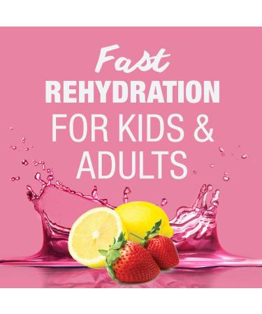 Abbott Pedialyte Advance Care Electrolyte Solution Strawberry Lemonade 1L - 4 Count - Buy Online on GoSupps.com