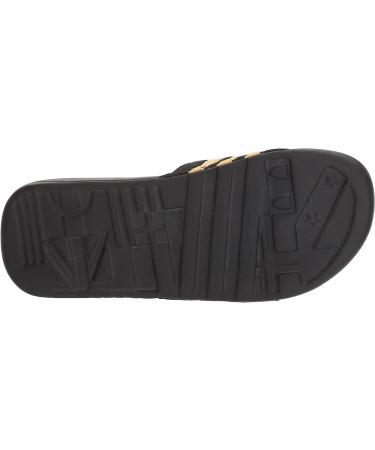 adidas Men's Adissage Slides Sandal - Size 10 - Black/Gold - Buy Online on GoSupps.com
