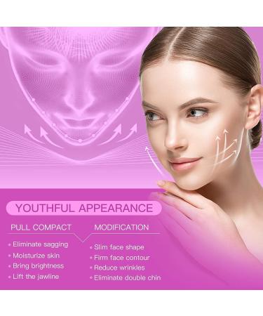 KOSTAK V Line Shaping Face Masks - Double Chin Reducer & Face Lift Tape - 7 Hydrogel Collagen Patches for Firming and Tightening Skin - Buy Online on GoSupps.com