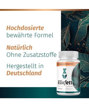 Elixfett Body Balancing Formula - Garcinia Cambogia Extract | 90 Capsules for Weight Management | Shop Internationally - Buy Online on GoSupps.com