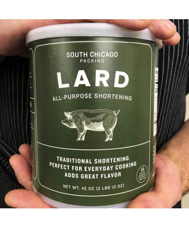 South Chicago Packing Traditional LARD Shortening 42oz - Specialty Baking & Cooking Fat - Buy Online on GoSupps.com