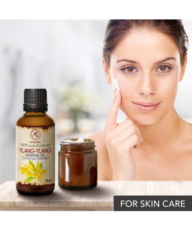 Buy 100% Pure Ylang-Ylang Essential Oil 1.7 Fl Oz - Cananga Odorata from Madagascar for Aromatherapy Relaxation and Beauty - Best Essential Oil for Good Sleep & Aroma Diffuser - Buy Online on GoSupps.com