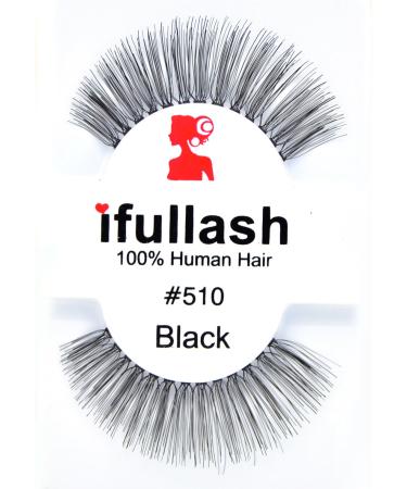 #510 6 Pairs ifullash 100% Human Hair Eyelashes