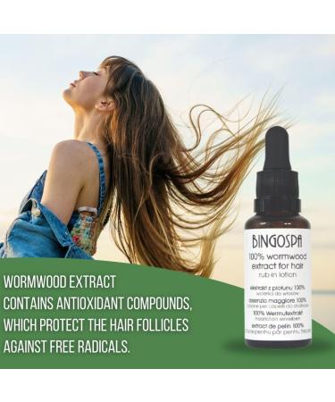  BingoSpa For hair growth and physical condition with 100% wormwood extract rub in the hair lotion 30 ml. BINGOSPA - Buy Online on GoSupps.com