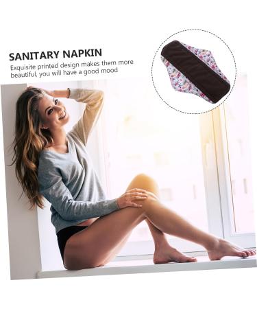 6pcs Reusable Menstrual Pads - Washable Aunt Towel Pad for Heavy Flow - Cotton Panty Liner for Women - Reusable Napkin for Periods - Buy Online on GoSupps.com