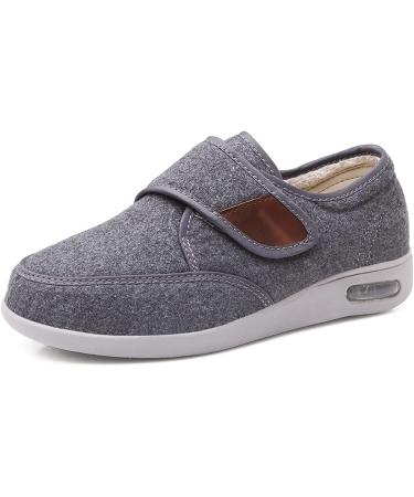 Diabetic Shoes for Women & Men - Warm Fluff Outdoor Comfort Double Insole Gray - Unisex Diabetic Shoes - Buy Online on GoSupps.com