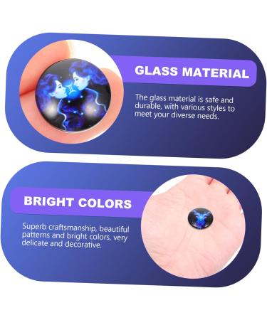 VILLCASE 500 Pcs Time Gem Patch Diy Jewelry Making Flatback Charms Round Vases for Centerpieces Photo Locket Halloween Beads Skull Charms Jewelry Supplies Circle Suite Bracelet 3d Glass As Shownx5pcs 1X1cmx5pcs - Buy Online on GoSupps.com